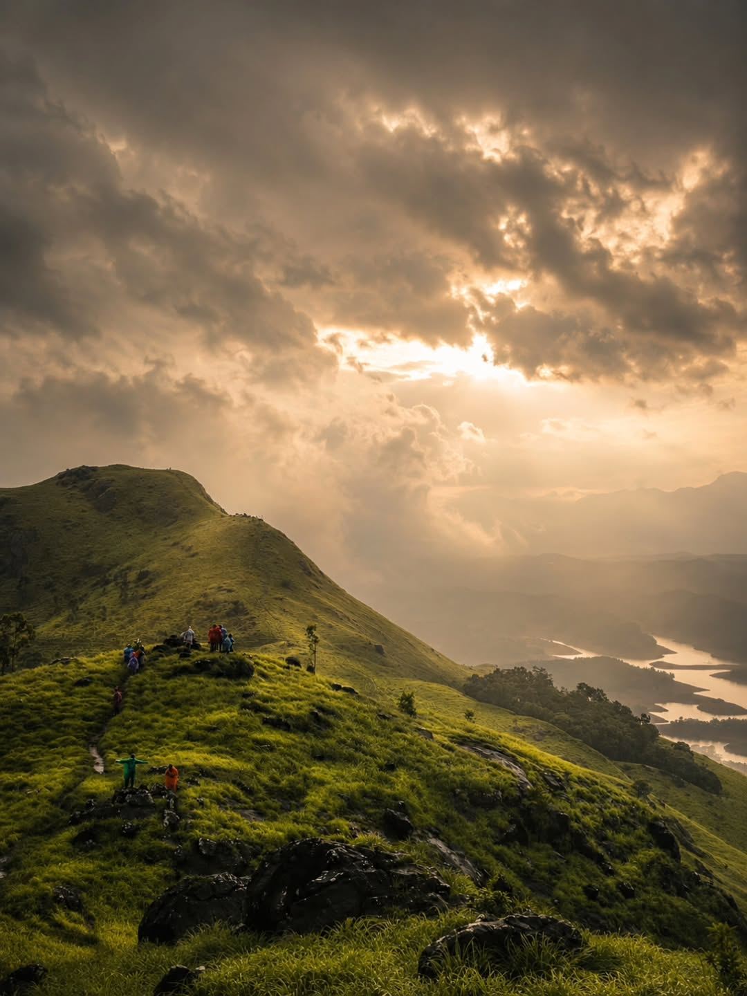 Misty green hills of Wayanad, Kerala